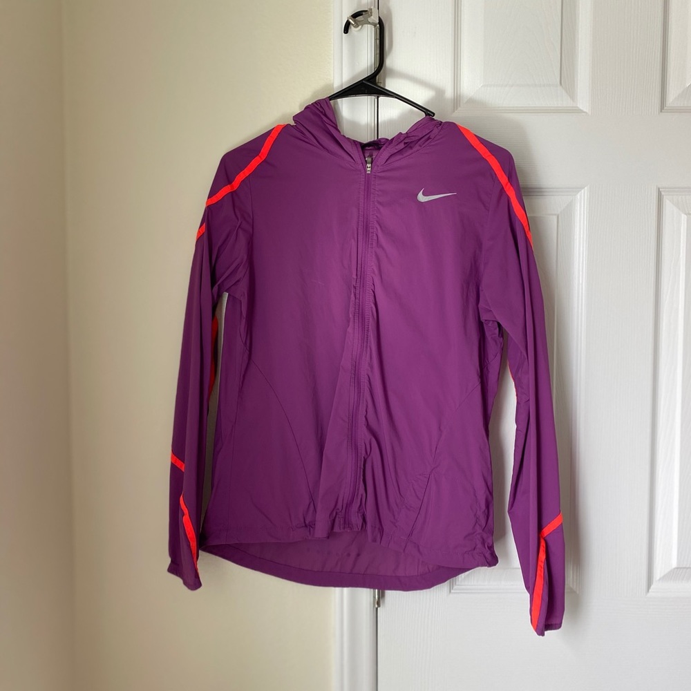 Dry fit reflective light rain jacket
